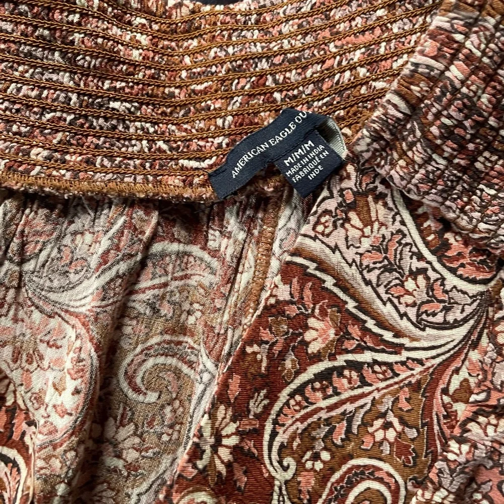 American Eagle Paisley Elastic Shorts - Picture 4 of 4
